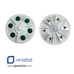 پروانه ماشین لباسشویی ناسیونال 36 سانتی 10 شیار