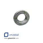 شیلنگ گاز سه لایه سفید نخ دار سایز 9 میلی متر